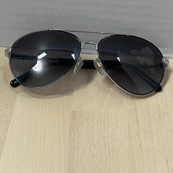 Burberry 3089 Silver & Black Aviator Sunglasses FRAMES ONLY - Picture 16 of 16